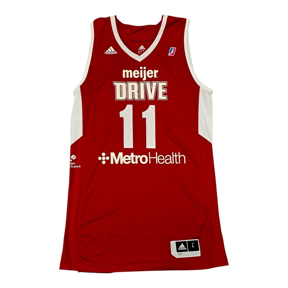 Grand Rapids Drive Adidas NBA D-League Pro Cut Jersey 11 Signed Newberry L